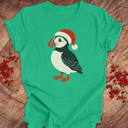Puffin Santa Hat Tee