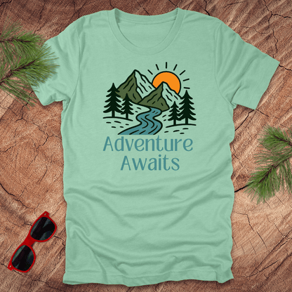 Adventure Awaits Sun Tee - Wandering Owl Adventure Gear