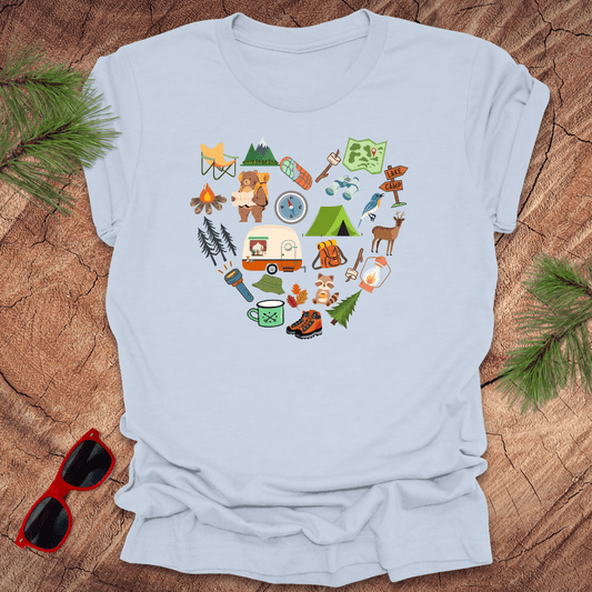 Adventure Heart Tee - Wandering Owl Adventure Gear