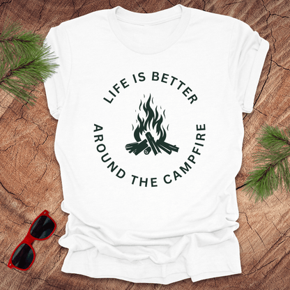 Around the Campfire Tee - Wandering Owl Adventure Gear