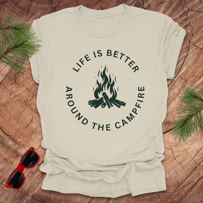 Around the Campfire Tee - Wandering Owl Adventure Gear