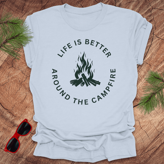 Around the Campfire Tee - Wandering Owl Adventure Gear