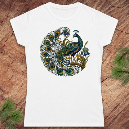 Art Nouveau Peacock Women's Tee