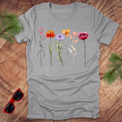 Tall Flowers Art Tee