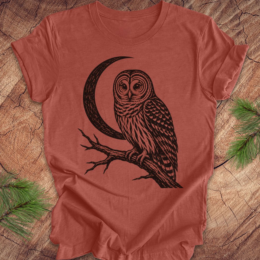 Barred Owl Moon Tee