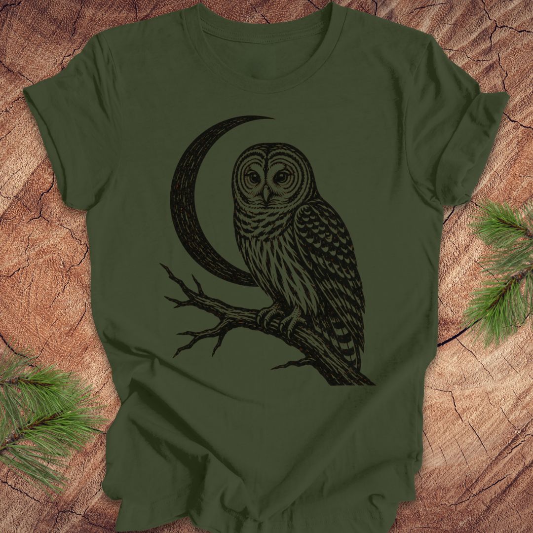 Barred Owl Moon Tee