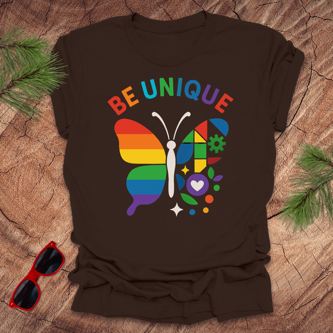Be Unique Pride Tee - Wandering Owl Adventure Gear