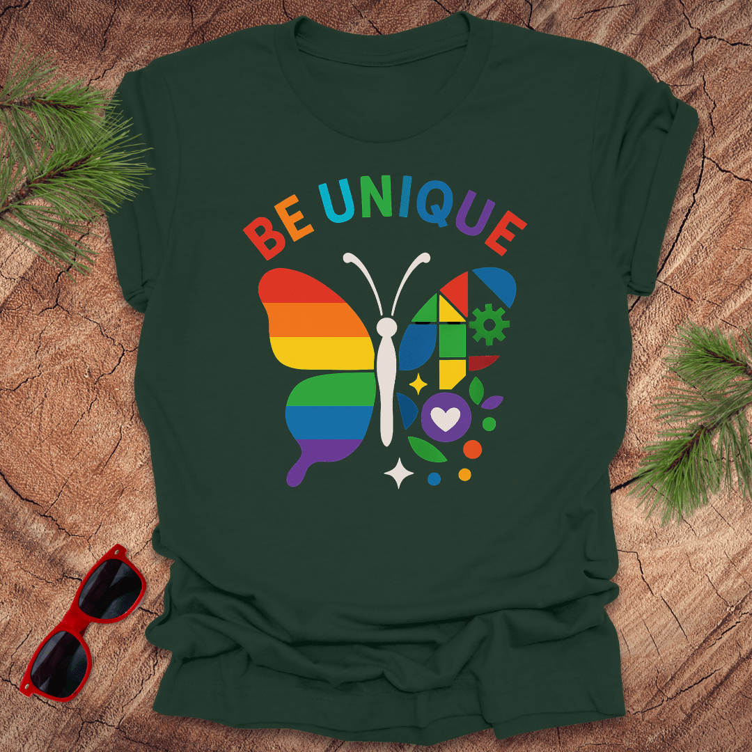 Be Unique Pride Tee - Wandering Owl Adventure Gear