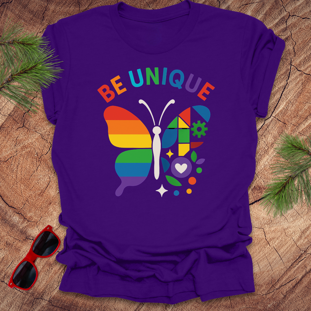 Be Unique Tee Purple