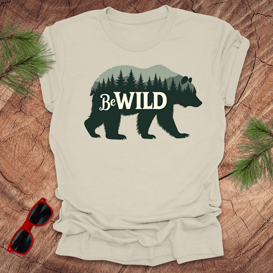 Be Wild Bear Tee - Wandering Owl Adventure Gear