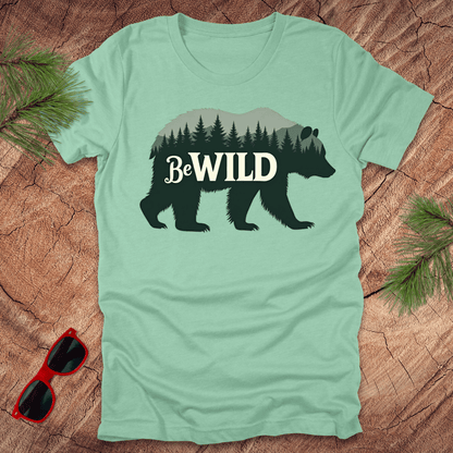 Be Wild Bear Tee - Wandering Owl Adventure Gear