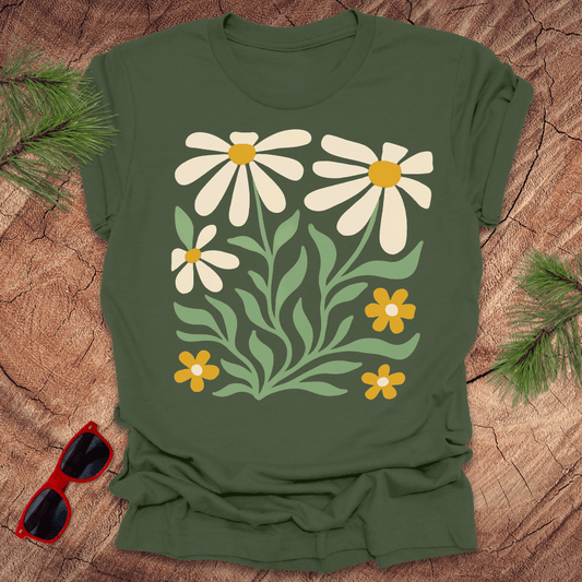 Big Daisies Tee - Wandering Owl Adventure Gear