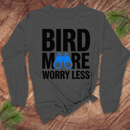 Bird More Worry Less Long-Sleeve Tee