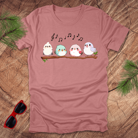 Bird Music Tee - Wandering Owl Adventure Gear