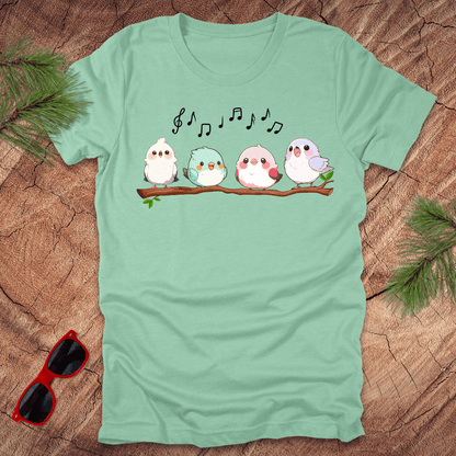 Bird Music Tee - Wandering Owl Adventure Gear