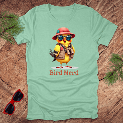 Bird Nerd Goldfinch Tee - Wandering Owl Adventure Gear