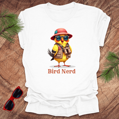 Bird Nerd Goldfinch Tee - Wandering Owl Adventure Gear