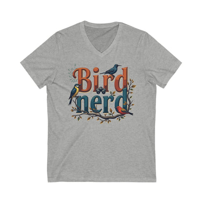 Bird Nerd V - Neck Tee - Wandering Owl Adventure Gear