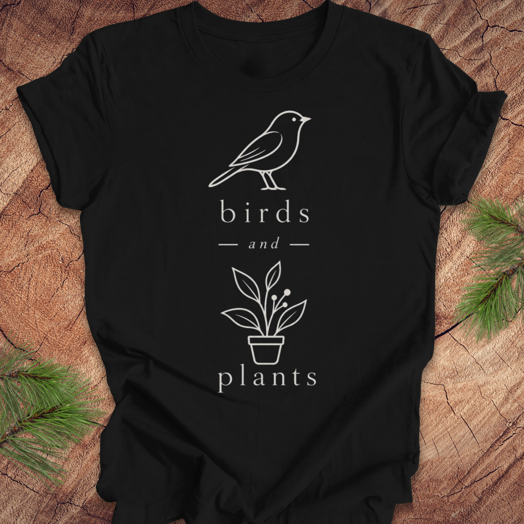 Birds and Plants Tee