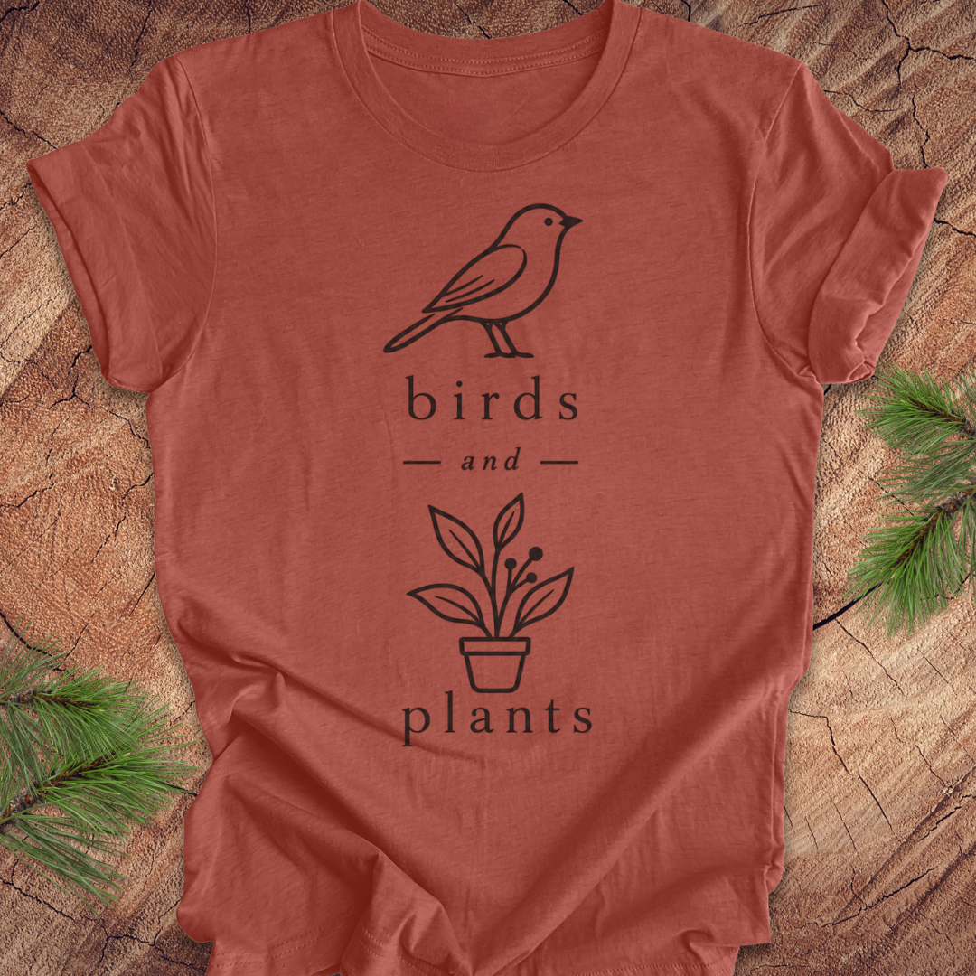 Birds and Plants Tee