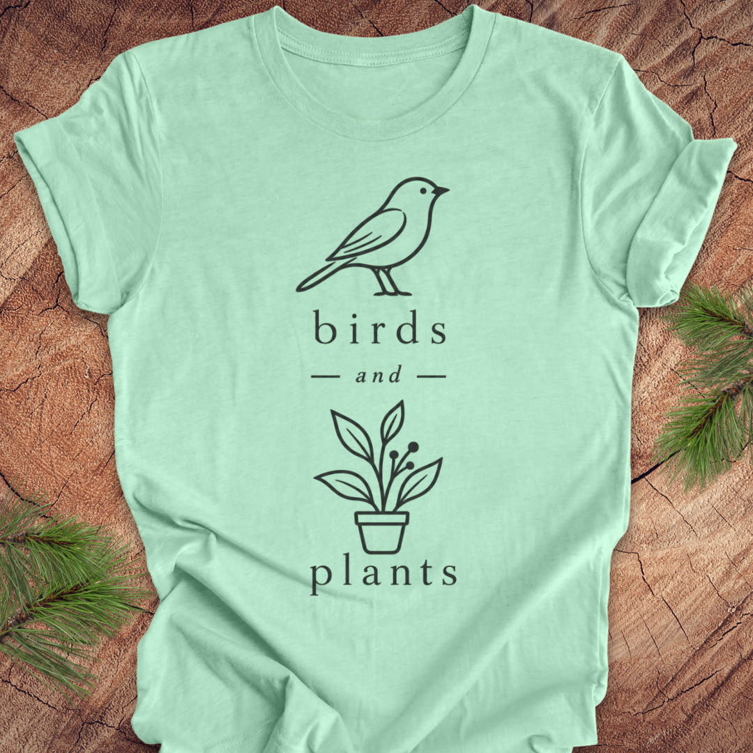 Birds and Plants Tee