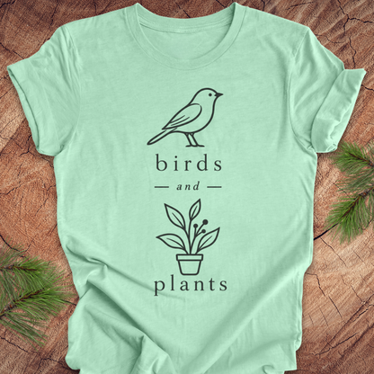 Birds and Plants Tee