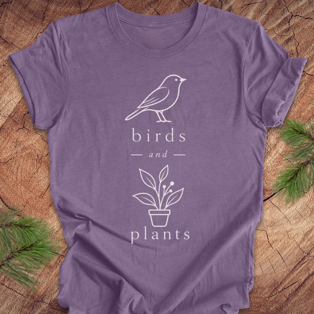 Birds and Plants Tee