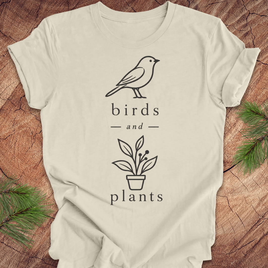 Birds and Plants Tee
