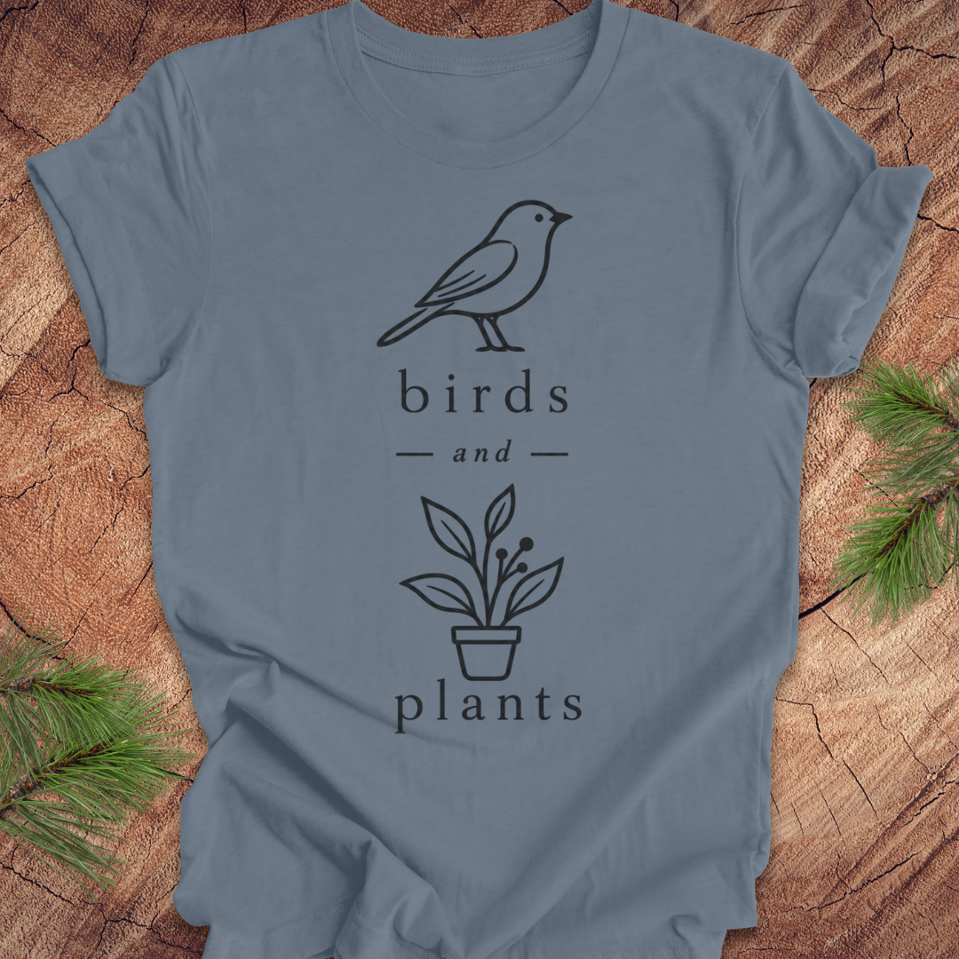 Birds and Plants Tee