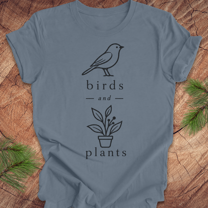 Birds and Plants Tee