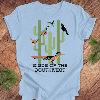 Birds of the Southwest Tee — Baby Blue