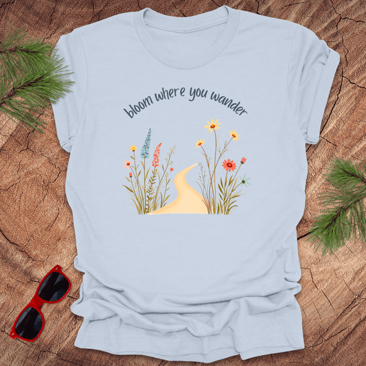 Bloom Where You Wander Tee - Wandering Owl Adventure Gear