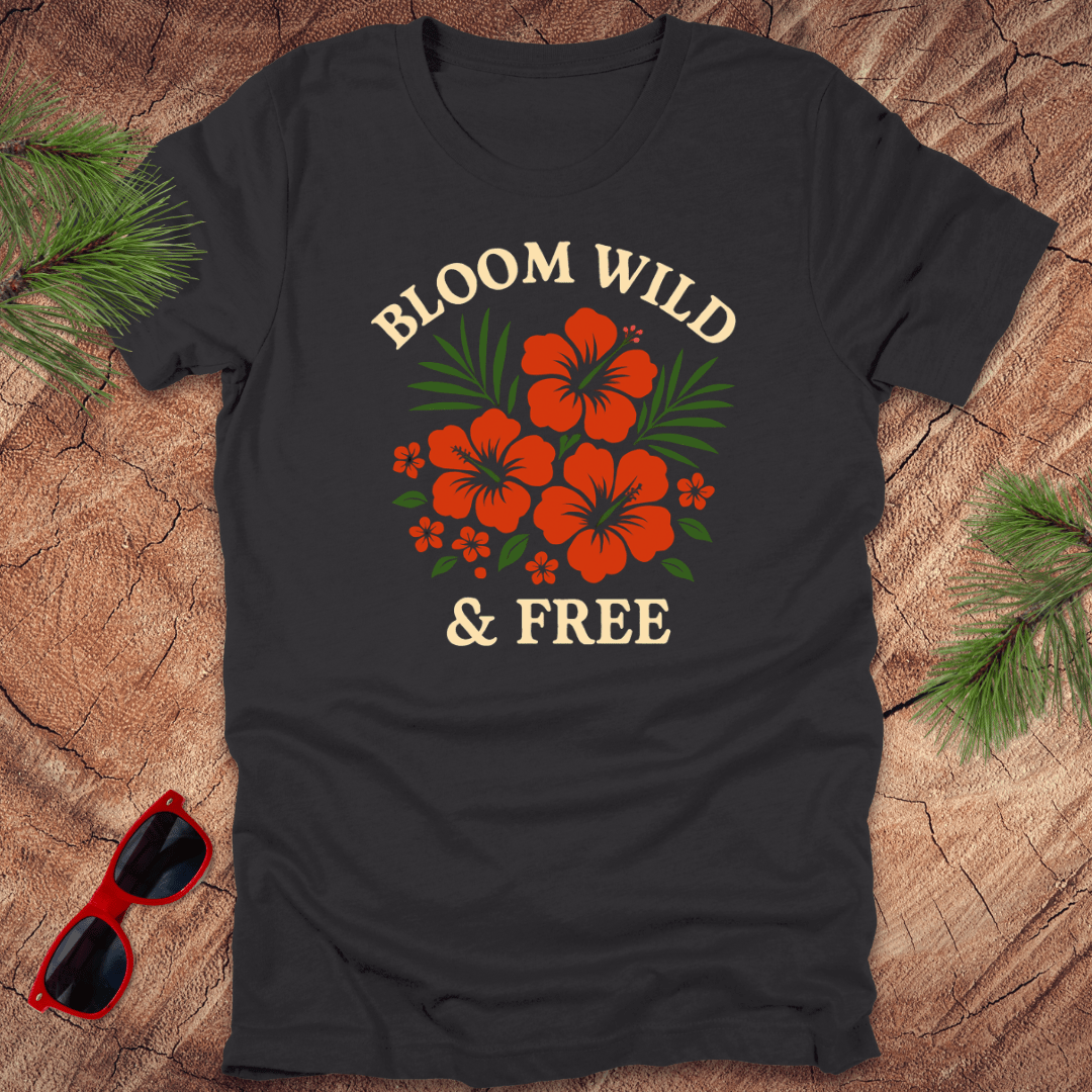 Bloom Wild and Free Tee - Wandering Owl Adventure Gear