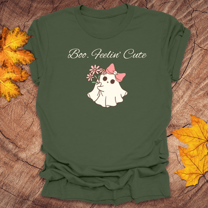 Boo. Feelin' Cute Tee - Wandering Owl Adventure Gear