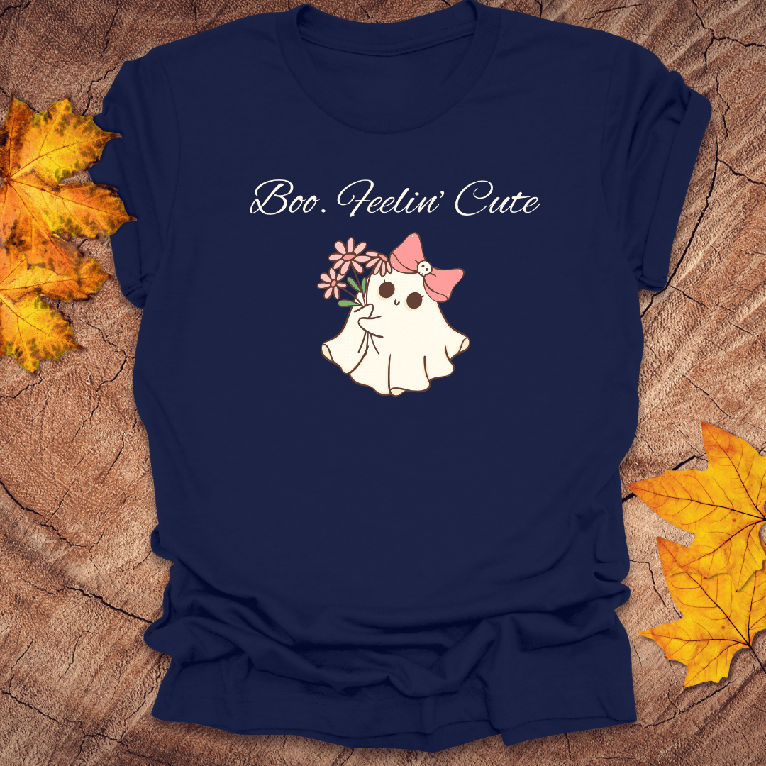 Boo. Feelin' Cute Tee - Wandering Owl Adventure Gear