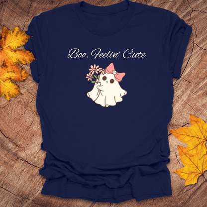 Boo. Feelin' Cute Tee - Wandering Owl Adventure Gear