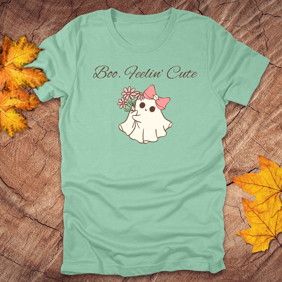 Boo. Feelin' Cute Tee - Wandering Owl Adventure Gear