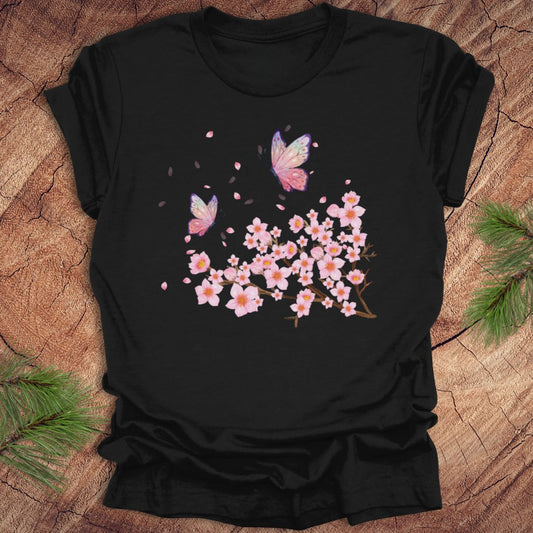Butterflies and Cherry Blossoms Tee