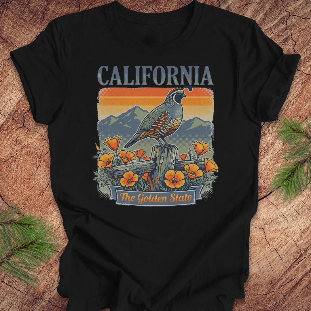 California Valley Quail Tee