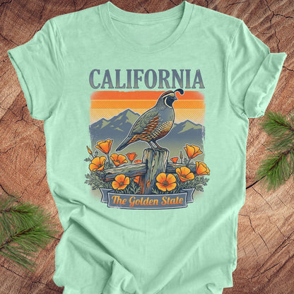 California Valley Quail Tee