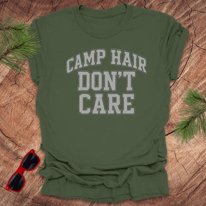 Camp Hair Don't Care Tee - Wandering Owl Adventure Gear
