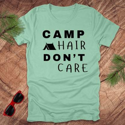 Camp Hair Don't Care Tee - Wandering Owl Adventure Gear