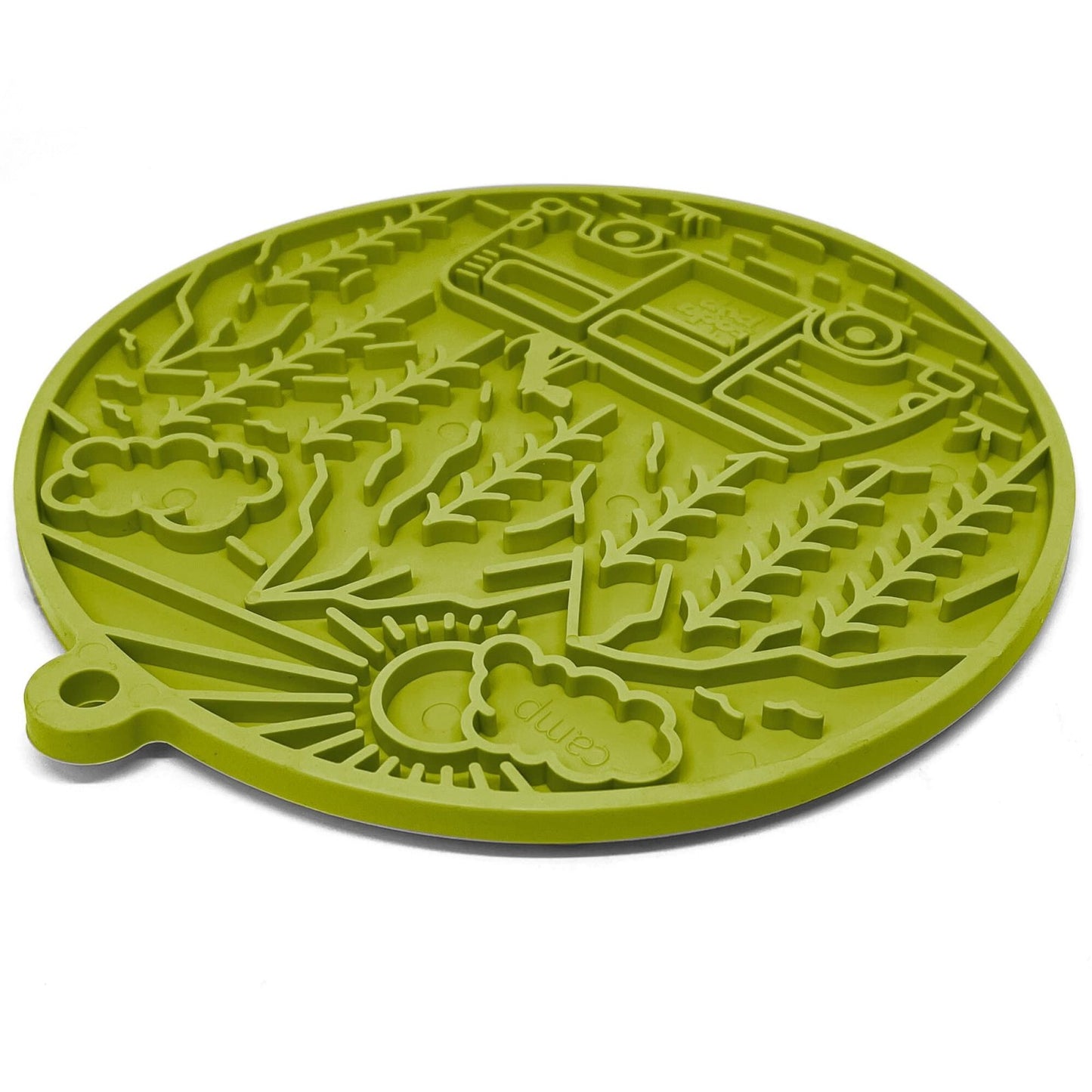 Camper Enrichment Lick Mat With Suction Cups - Wandering Owl Adventure Gear