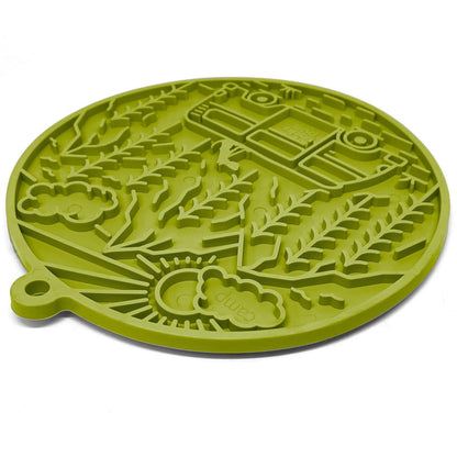 Camper Enrichment Lick Mat With Suction Cups - Wandering Owl Adventure Gear