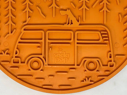 Camper Enrichment Lick Mat With Suction Cups - Wandering Owl Adventure Gear