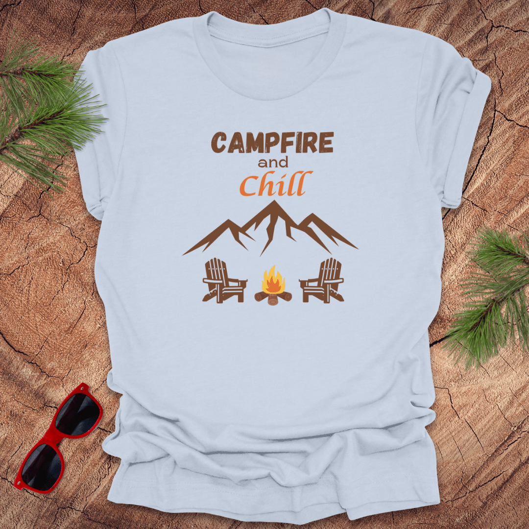 Campfire & Chill Tee - Wandering Owl Adventure Gear
