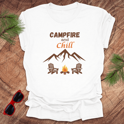 Campfire & Chill Tee - Wandering Owl Adventure Gear