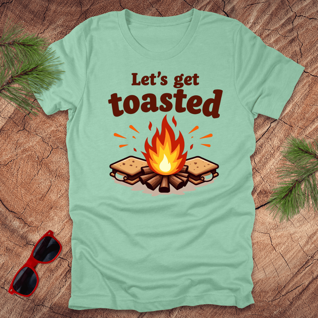 Campfire Let's Get Toasted Tee - Wandering Owl Adventure Gear