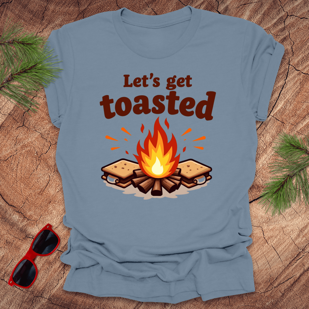 Campfire Let's Get Toasted Tee - Wandering Owl Adventure Gear