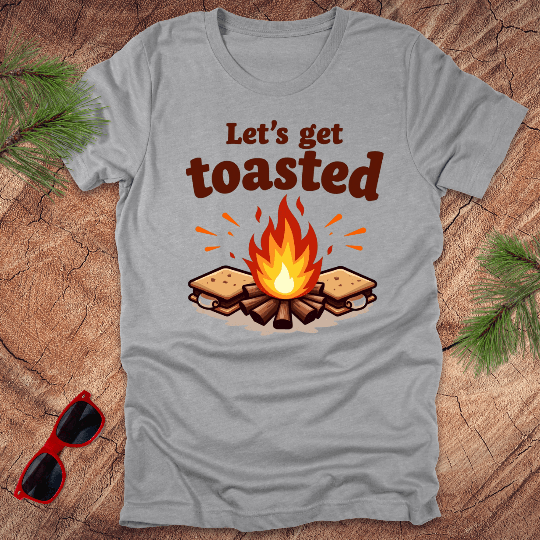 Campfire Let's Get Toasted Tee - Wandering Owl Adventure Gear